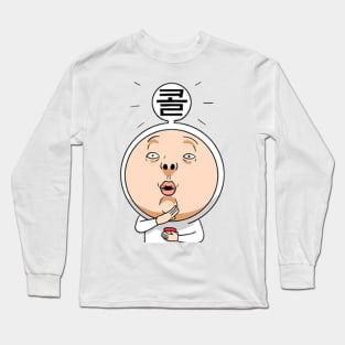 Let's Speak Through Face Onigiri 2 - Call Long Sleeve T-Shirt